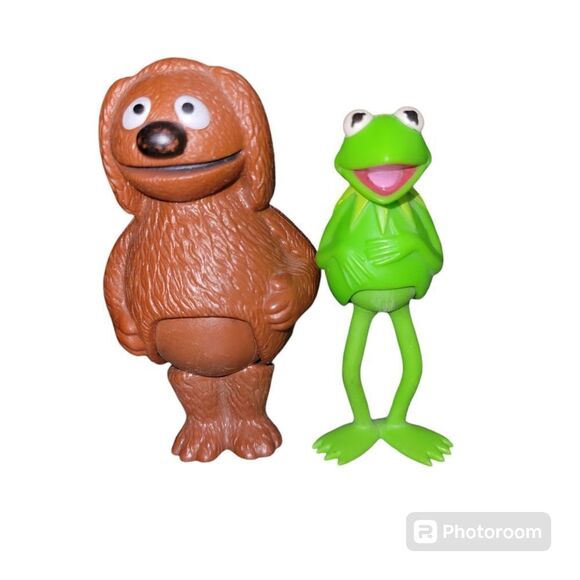 ROWLF THE DOG AND KERMIT THE FROG VINTAGE TOYS - Picture 7 of 7